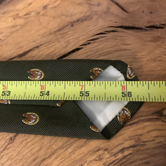 BROOKS BROTHERS EMBROIDERED HORSES HORSESHOE VINTAGE 70’s SILK BLEND NECKTIE - Picture 7 of 9